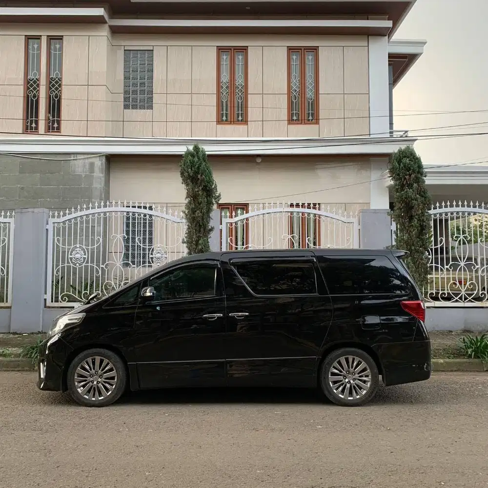 km 70000 ASLI  TOYOTA ALPHARD 2014 2,4S A/T Audioless Golden eyes istw