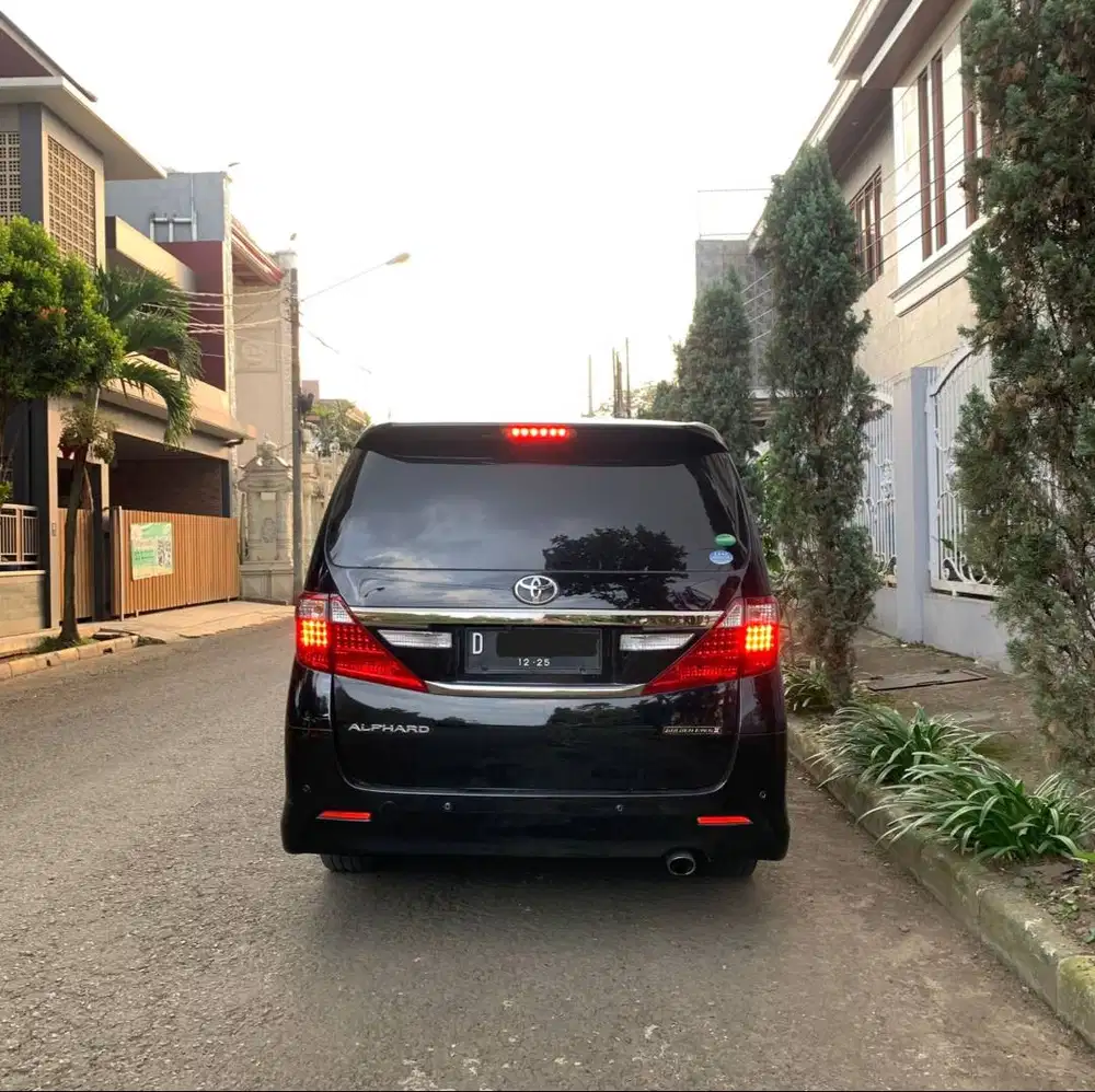 km 70000 ASLI  TOYOTA ALPHARD 2014 2,4S A/T Audioless Golden eyes istw
