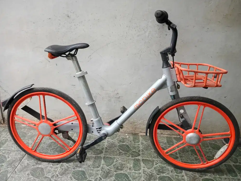 Sepeda ex Singapura,  tanpa rantai, ban mati, lampu otomatis, alloy