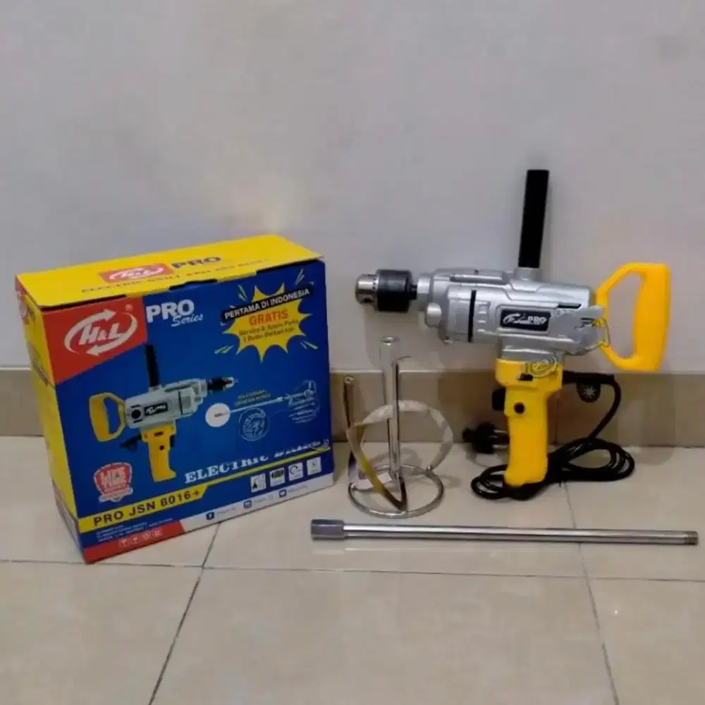 Mesin bor mixer pengaduk cat semen bor dragon 16 mm