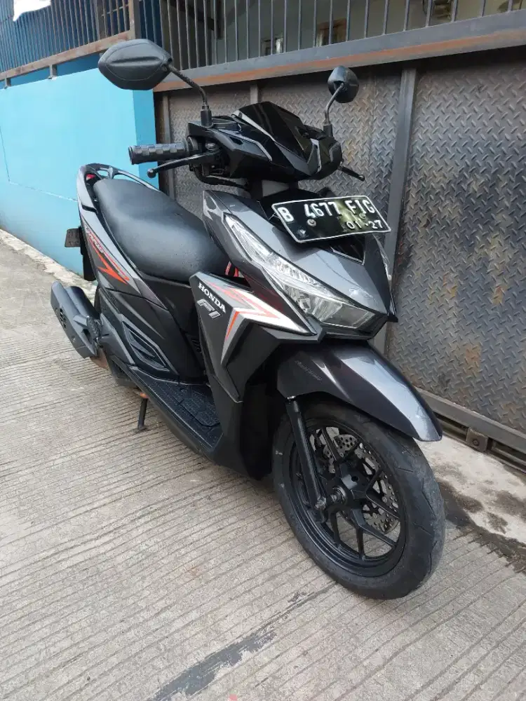 Vario 125cc hitam 2017 surat lengkap