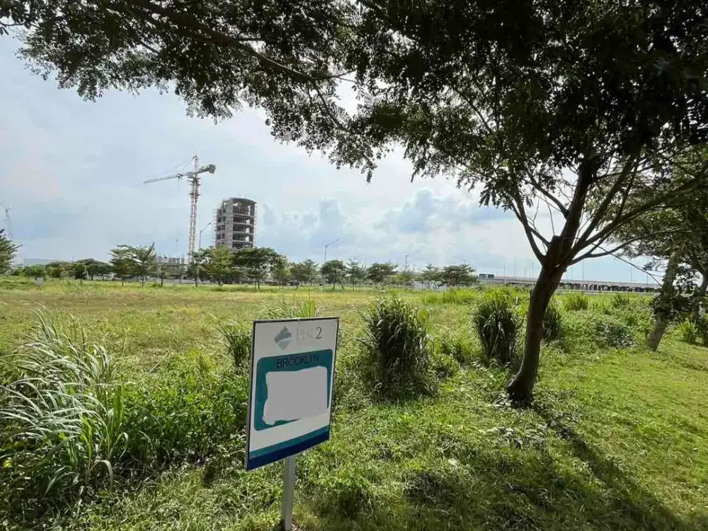 Jual Cepat Tanah / Kavling Komersil Brooklyn PIK2 Luas 1050 M2