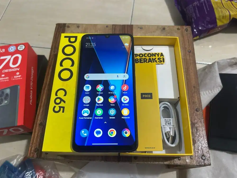 Poco c65 8/256gb fullset