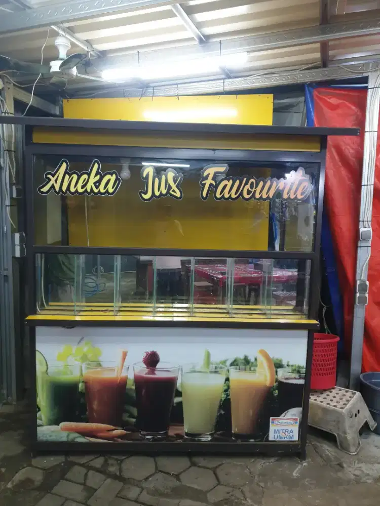 grobak jus, bahan alumunium