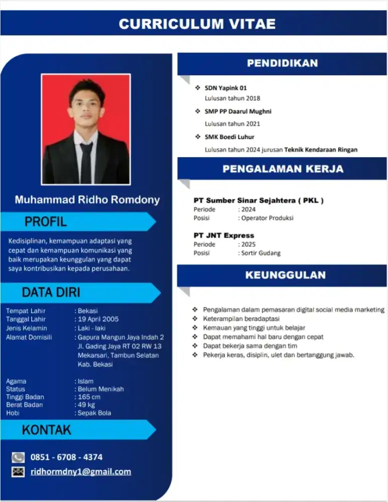 Mencari pekerjaan yang serius