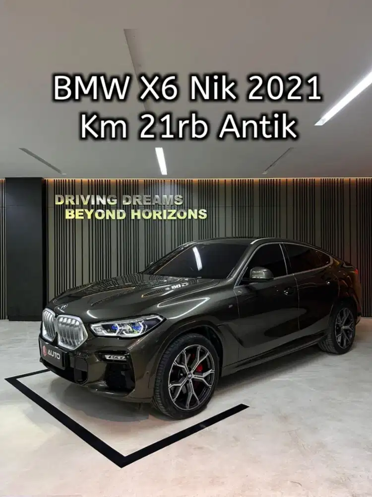 BMW X6 XDrive 40i M-Sport AT 2022 Coklat Met Nik 2021