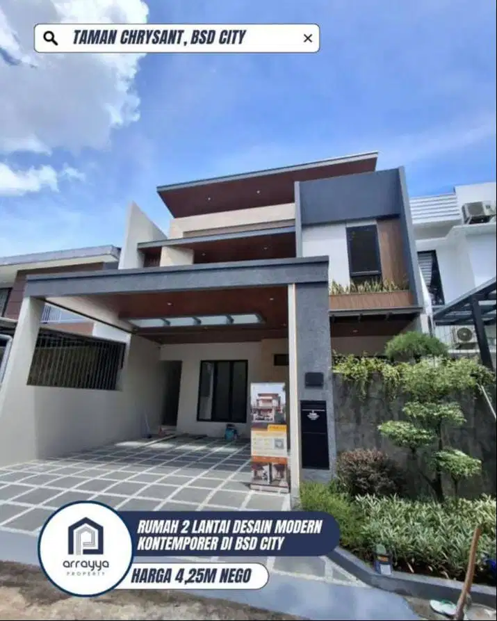 Rumah design mewah di Chrysant BSD, miliki segera!! GLB132