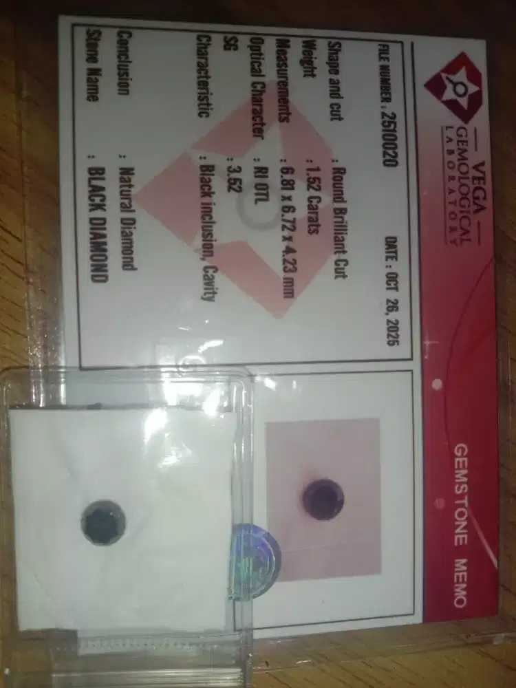 BLACK DIAMOND 1.52crat