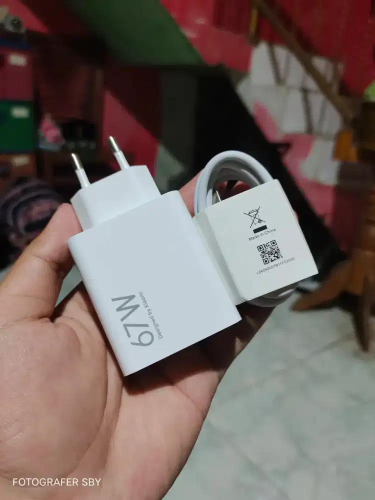Charger original copotan bawaan resmi xiaomi 15T type C 67 watt