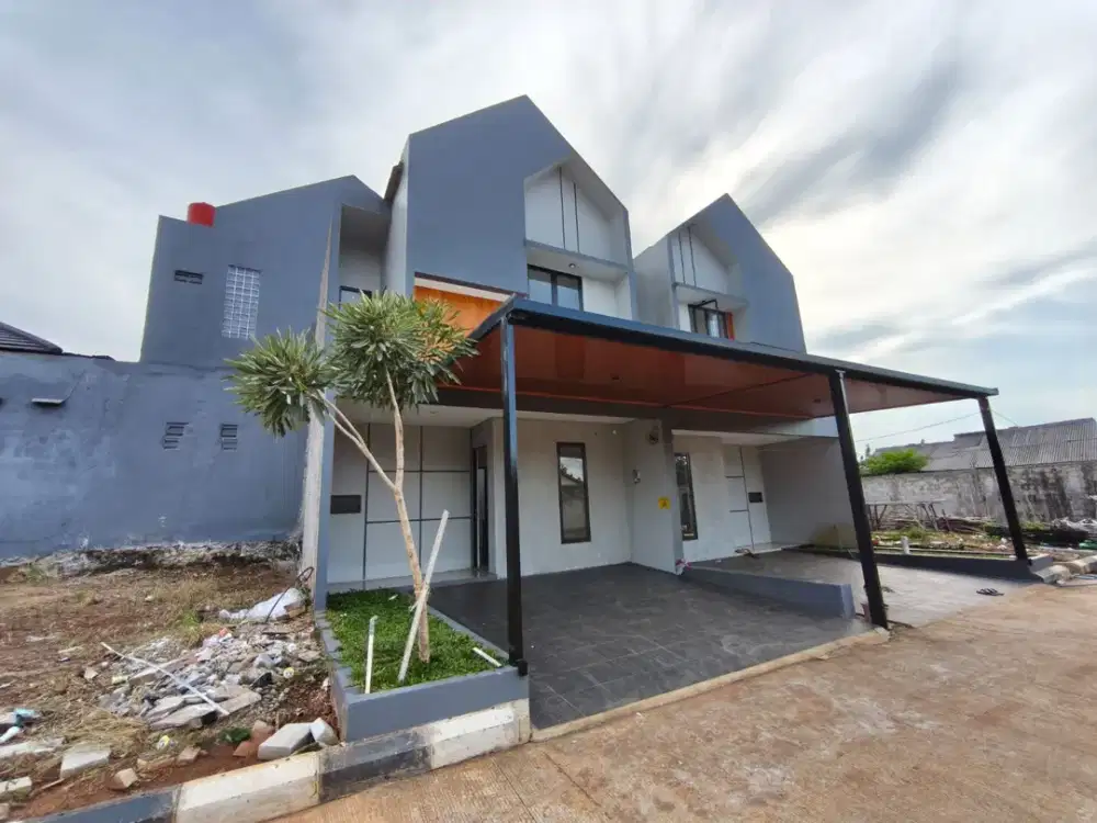 rumah 2 LT Fasilitas Terlengkap lb/Lt 65/66 DP 0 Free All in sawangan pengasinan