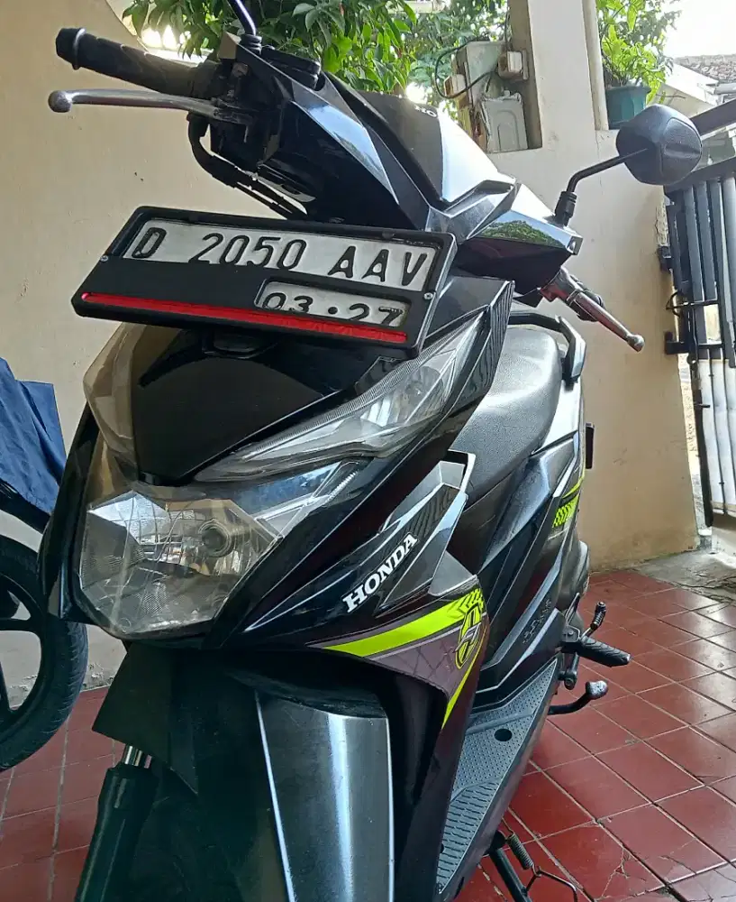 Honda New Beat Fi 2017 Hitam mulus mantap siap pakai