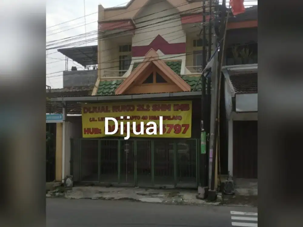 Dijual murah ruko 2 lantai jln.suprapto ngampilan yogyakarta