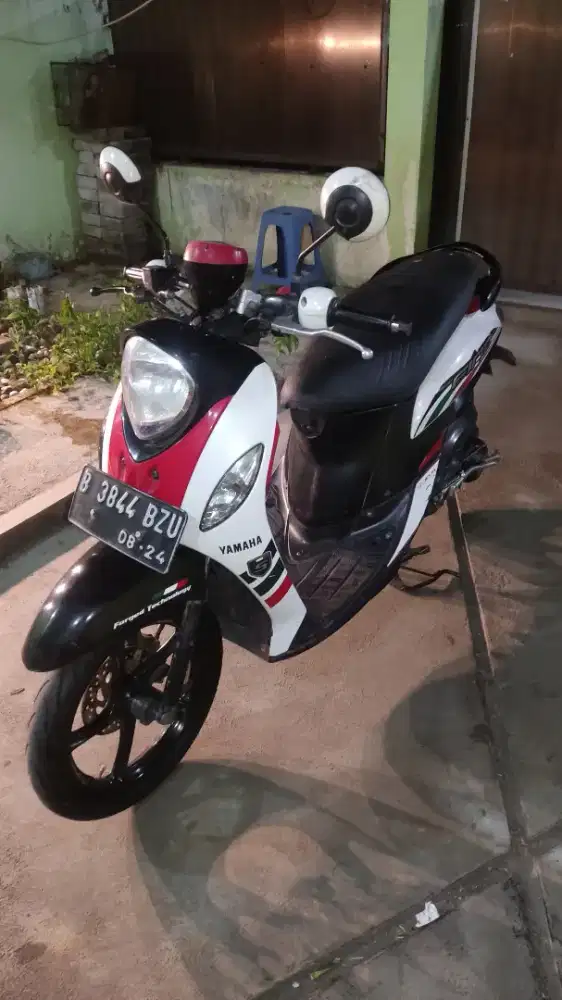 Yamaha Fino fi 2014 hitam merah putih