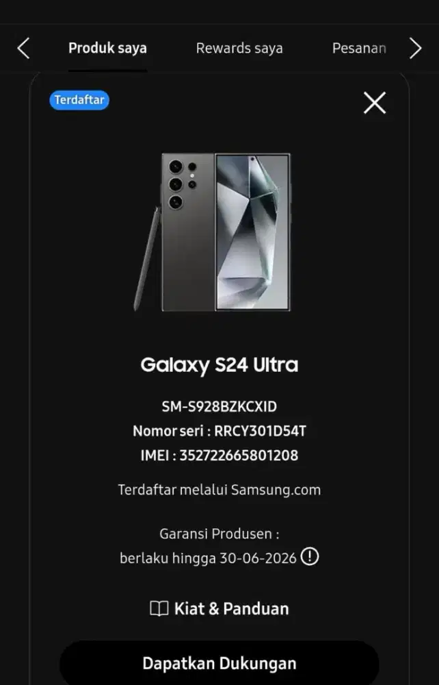 Jual/tt s24 ultra s24ultra resmi sein fullset s24ultra
