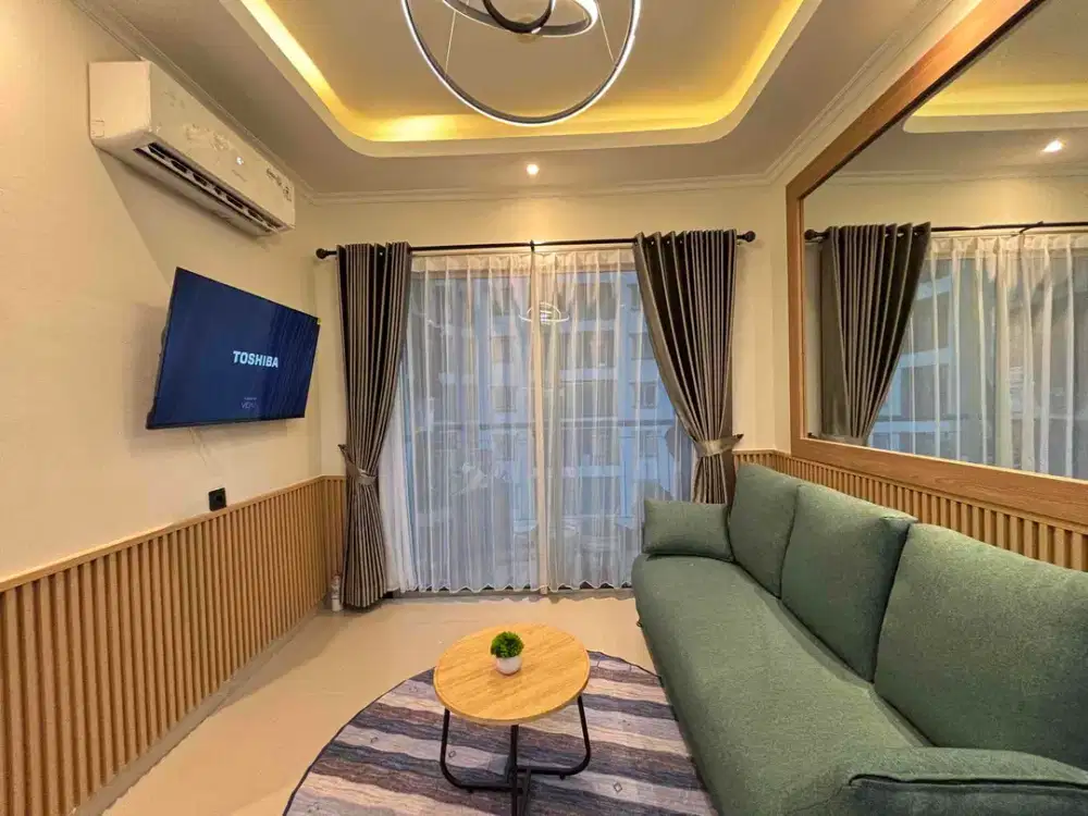 Dijual Brand New Apartemen City Home Furnish 2 Kamar Interior Design 45 meter Mall Of Indonesia