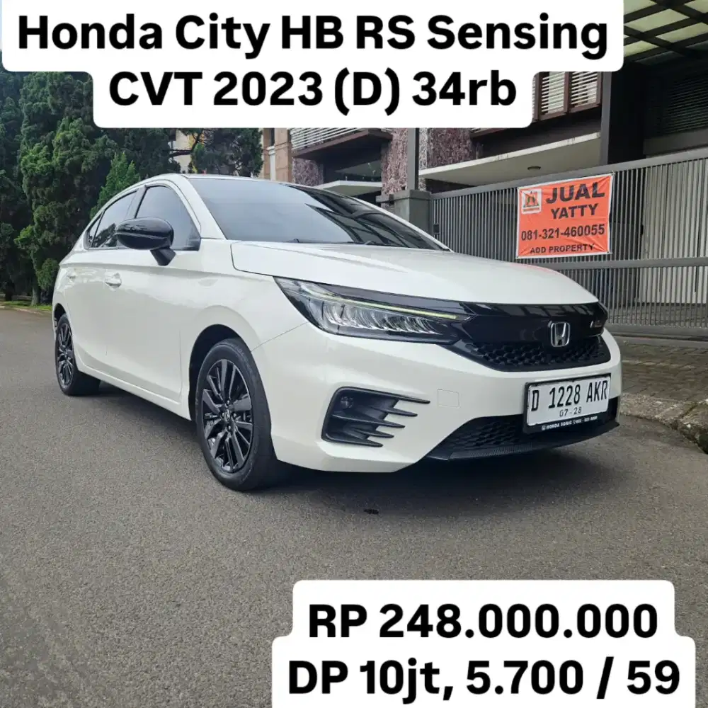 Antik KM 30rban.. Honda City HB RS Sensing CVT 2023 (D)