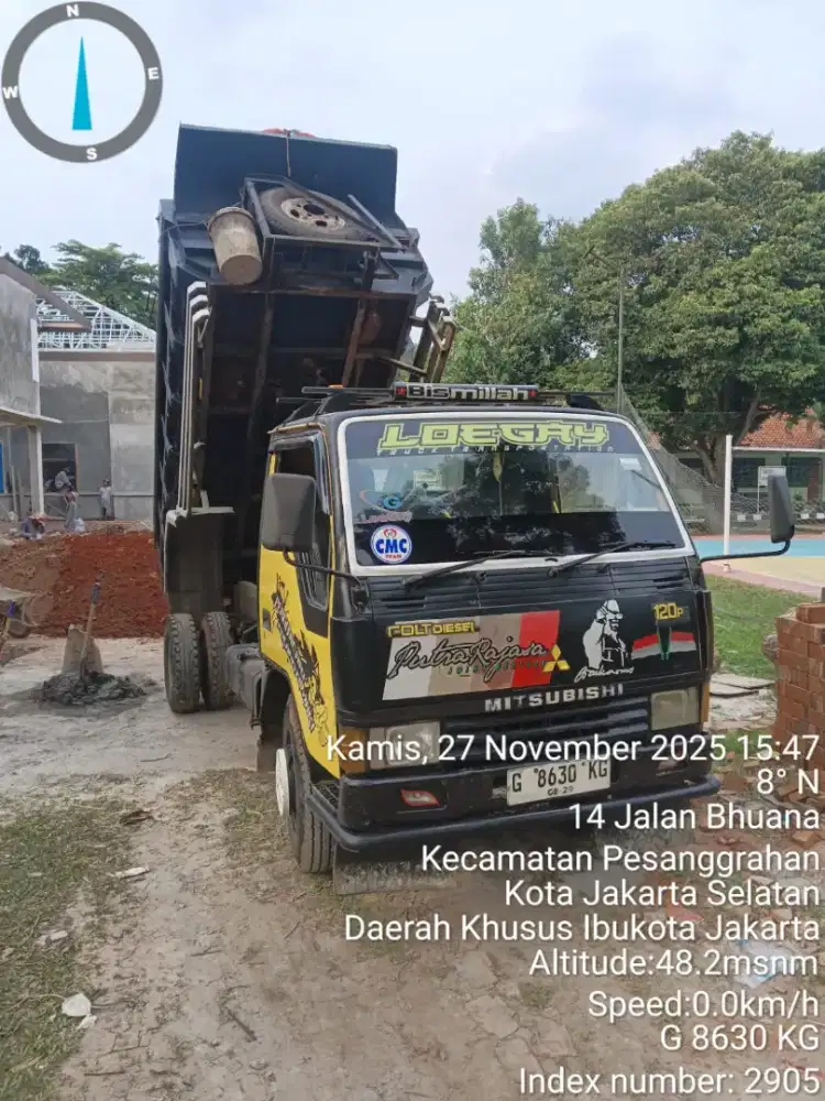 Jasa buang puing proyek