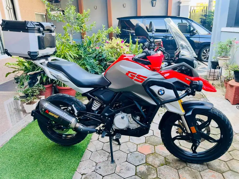 Motor Touring BMW G310 GS like new full assesoris tinggal gas!!