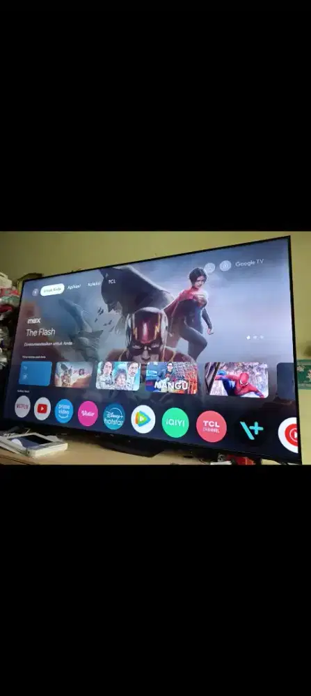 Dijual Google TV LED UHD HDR 4K TCL ukuran 55 inch ISTIMEWA