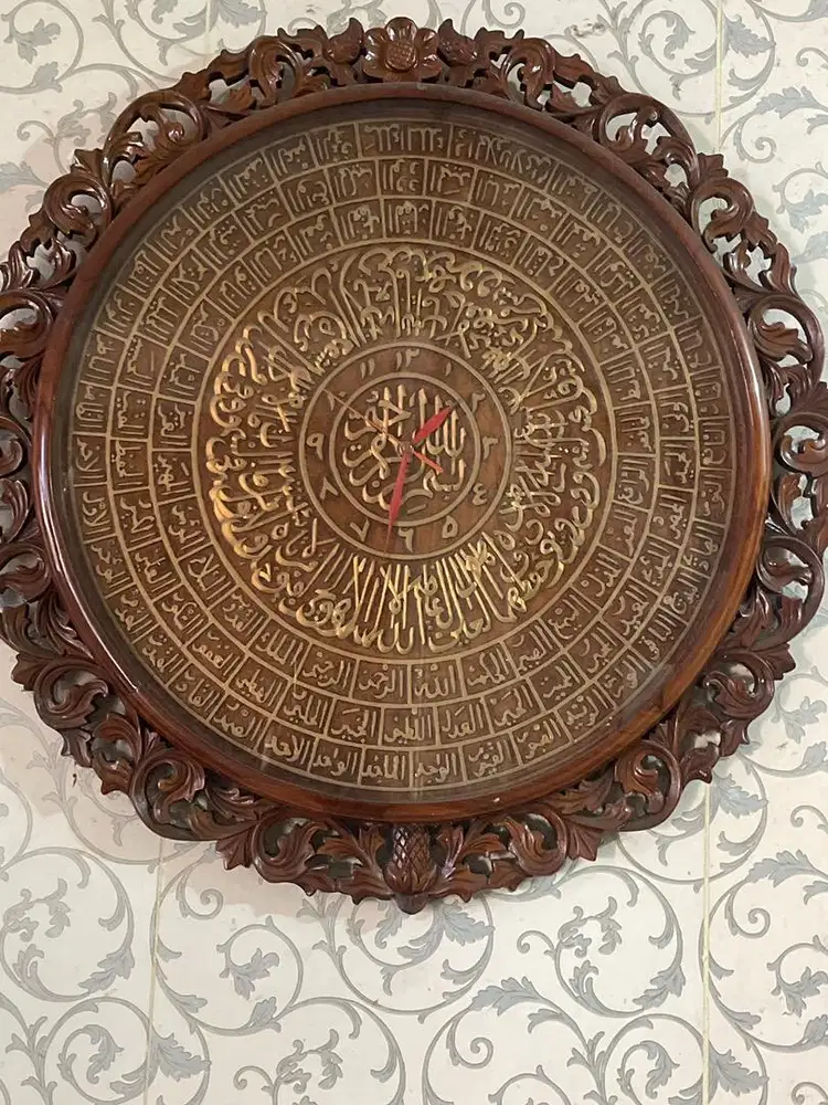 Hiasan dinding kaligrafi ky jati