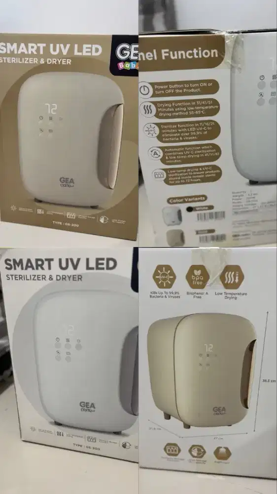 GS 200 Gea Baby sterilizer & dryer