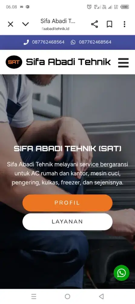 Service mesin cuci dan kulkas