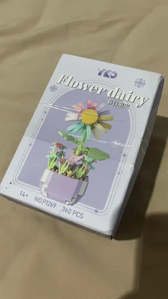 Lego Warna Bentuk Bunga