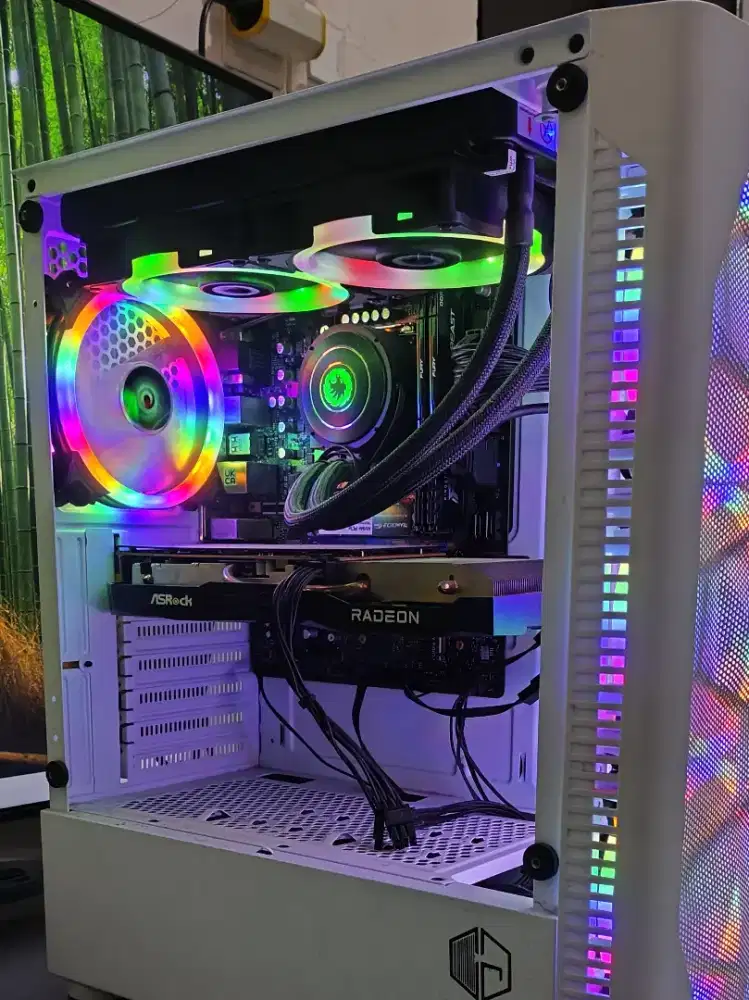 PC Gaming Watercooling i5 gen11 RX 6600 Nvme 500gb Ram 16gb PSU 550