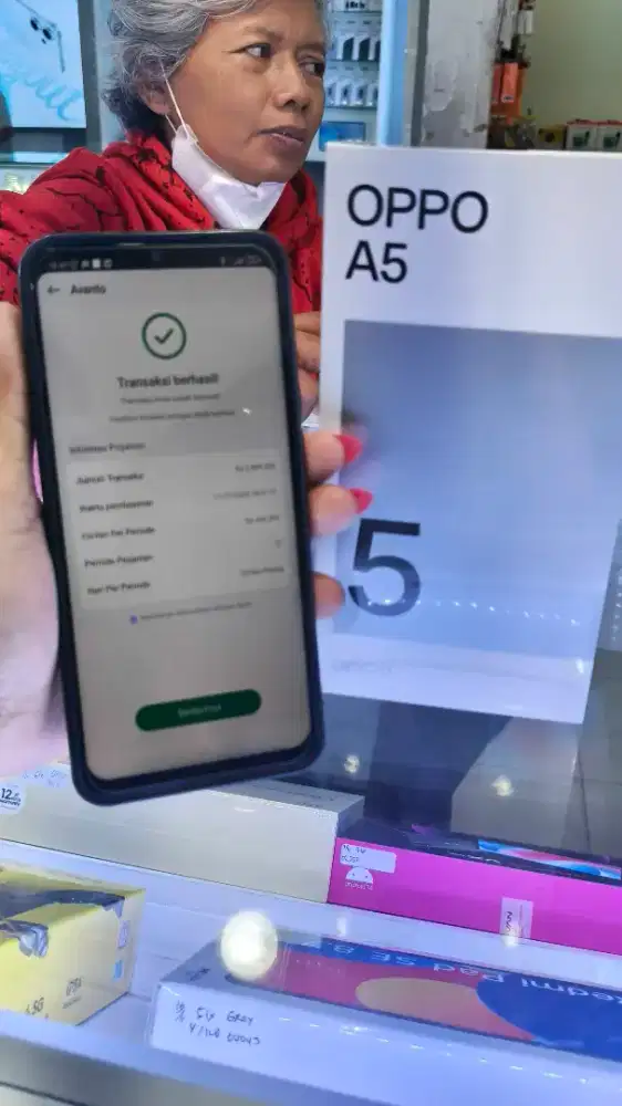 Oppo A5 new garansi resmi 8/256gb