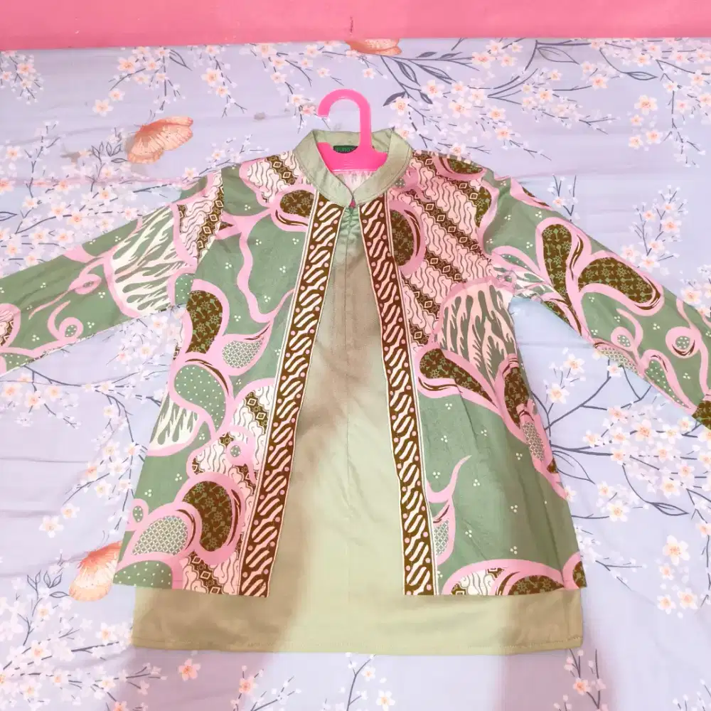 Baju batik cantik wanita hijau - HSC 2025