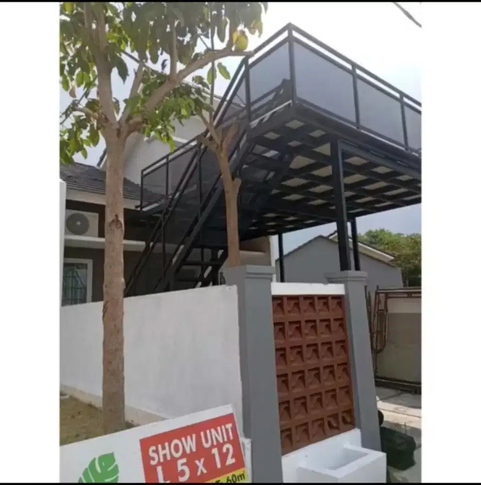 Mezzanine outdor custom besi hollow