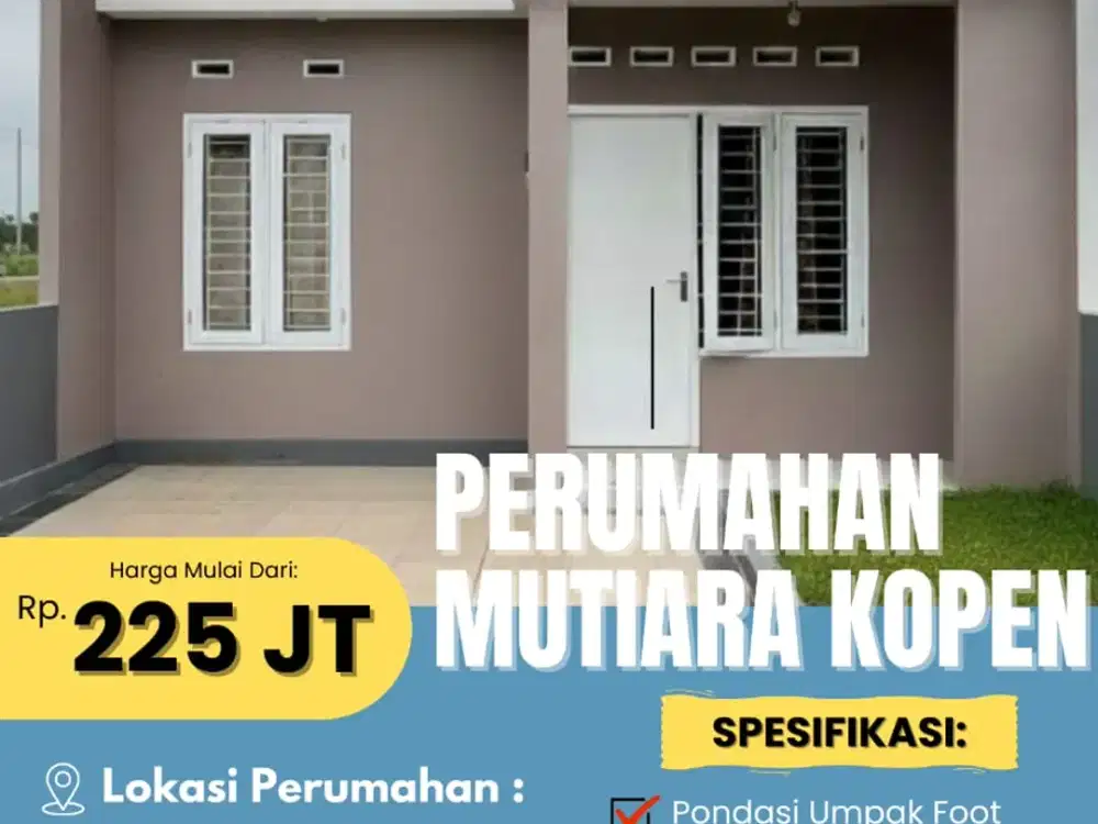 Hunian Nyaman dengan Lingkungan Asri dan Lokasi Strategis