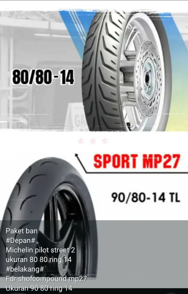 ban matic Michelin pilot street 2 / fdr mp27