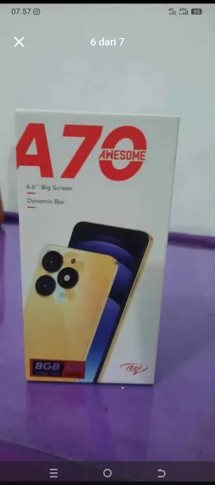 Jual item A70 ram 8/128 mewah