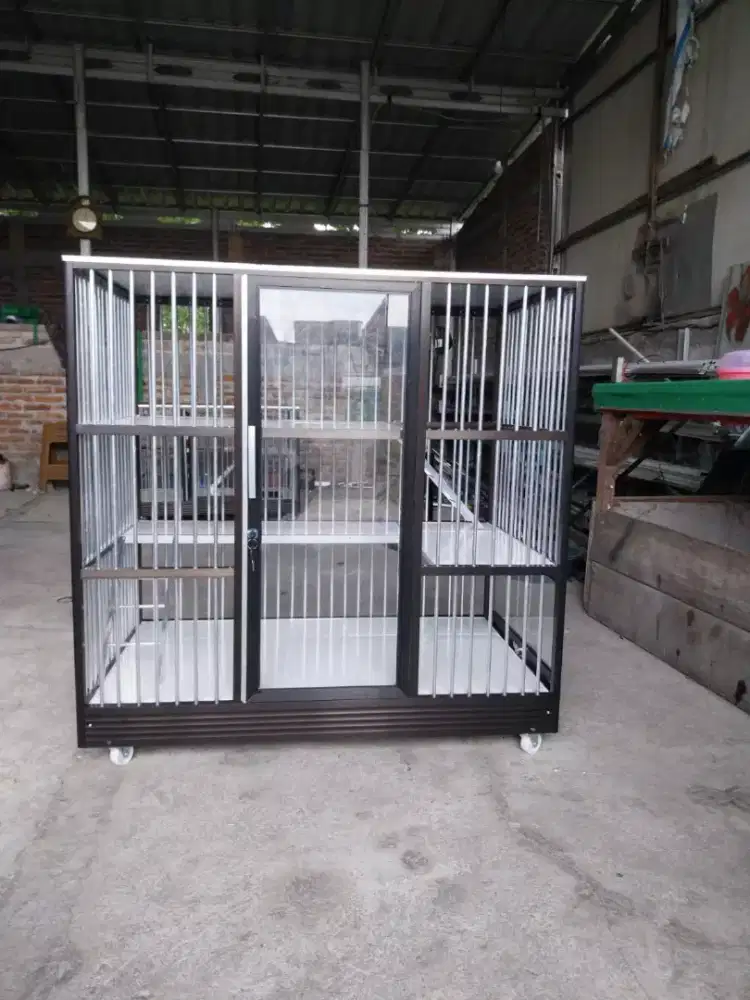 Kandang Kucing Aluminium gratis Ongkir