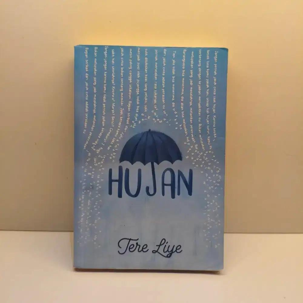 Novel Hujan by Tere liye