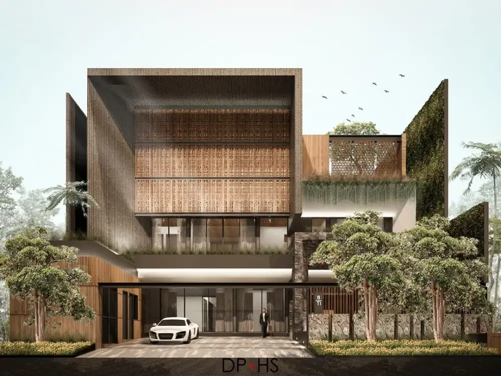 Rumah Dijual PIK Tropical Style Brand New , interior ternama dengan private POOL at Jakarta Utara