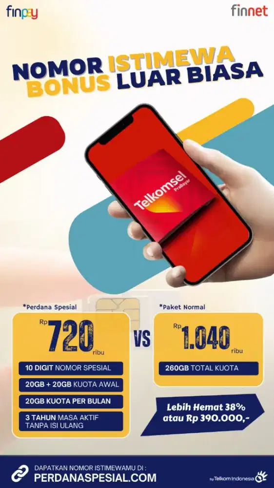 Nomor cantik plus 20 gb perbulan sampai 1 tahun