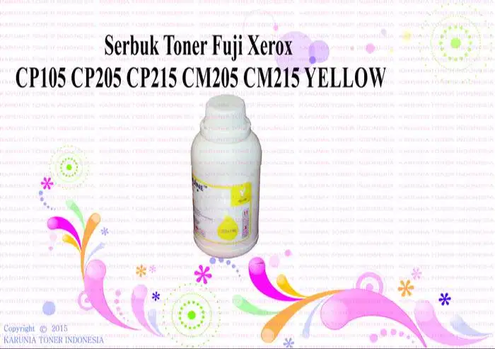 Serbuk Toner Fuji xerox CP105 CP205 CP215 CM205 CM215 YELLOW Bagus
