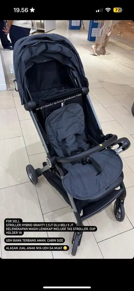 Stroller hybrid gravity ii