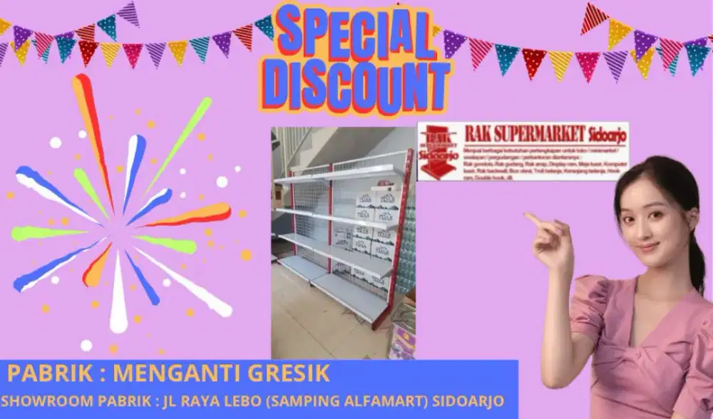 Rak minimarket gondrola