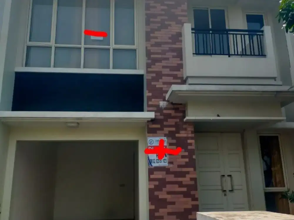 Dijual cepat harga miring rumah cluster faraday gading serpong