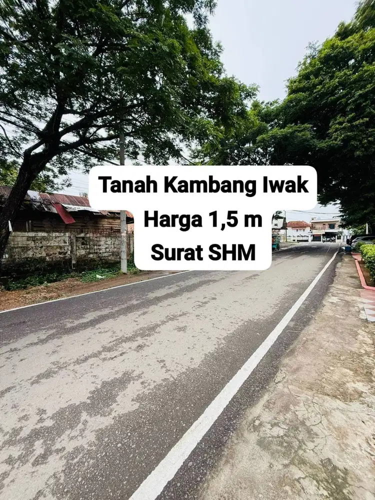 tanah strategis dekat Kambang Iwak Palembang