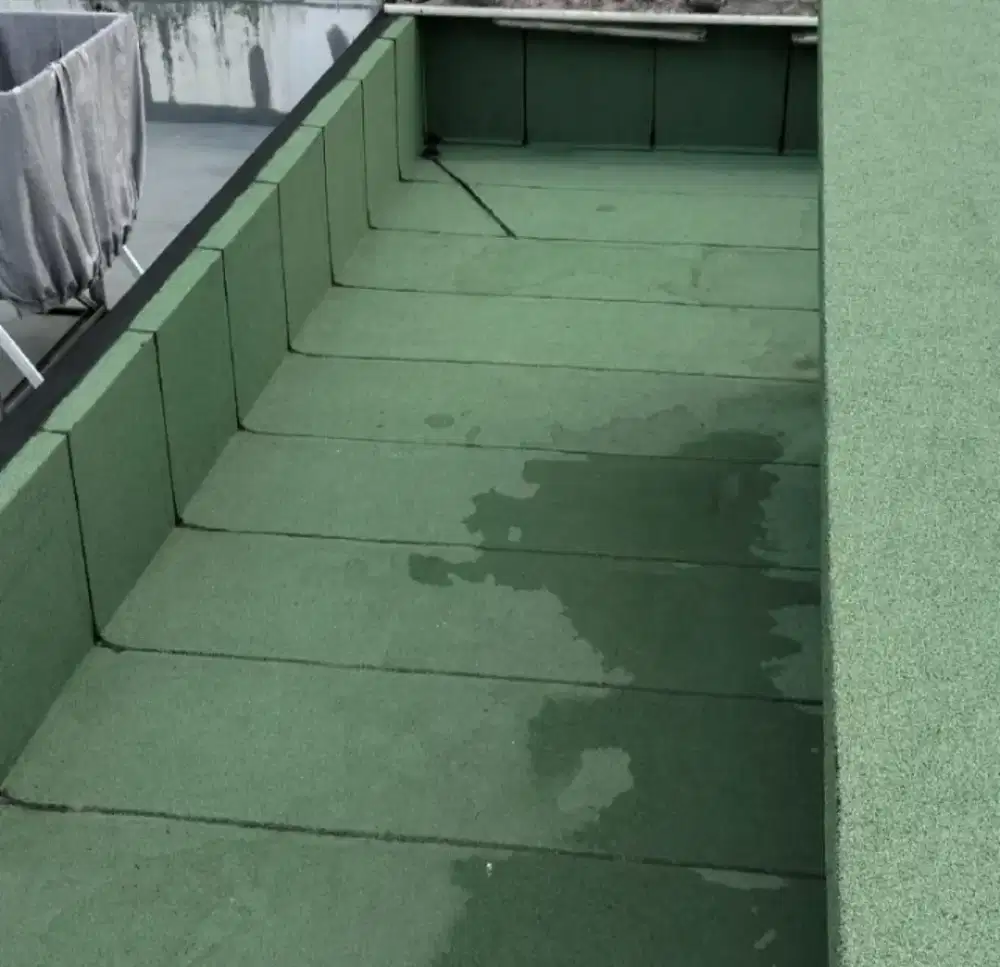 Pelapisan Membrane Bakar, Pelapisan kolam, pelapisan rooftop