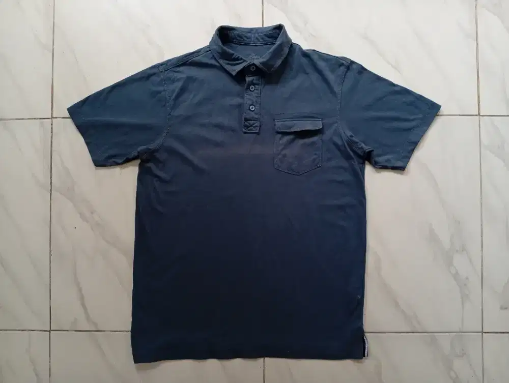 Polo Shirt AVA (Original) | Warna Biru Navy – Size XL