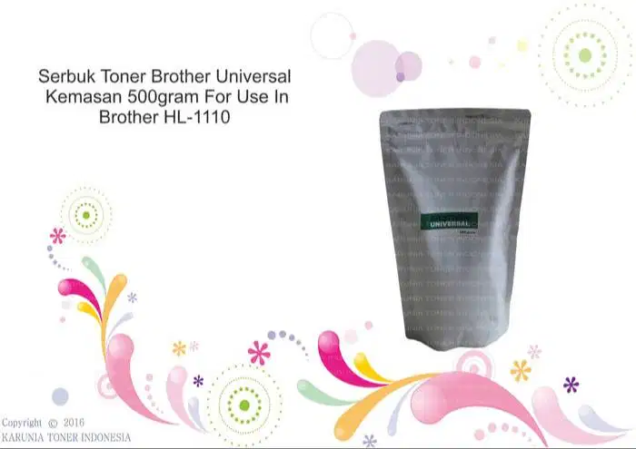 Serbuk Toner Brother Universal Kemasan 500gram For Use In HL-1110