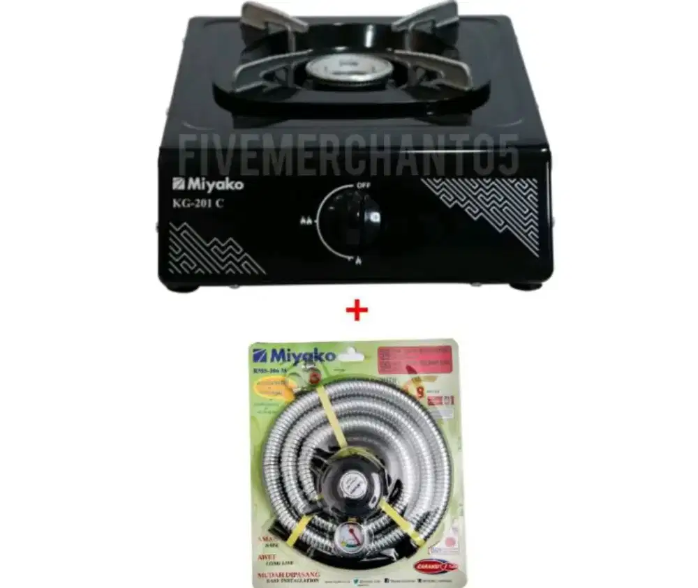 Jual kompor gas tungku 1 dengan regulator nya