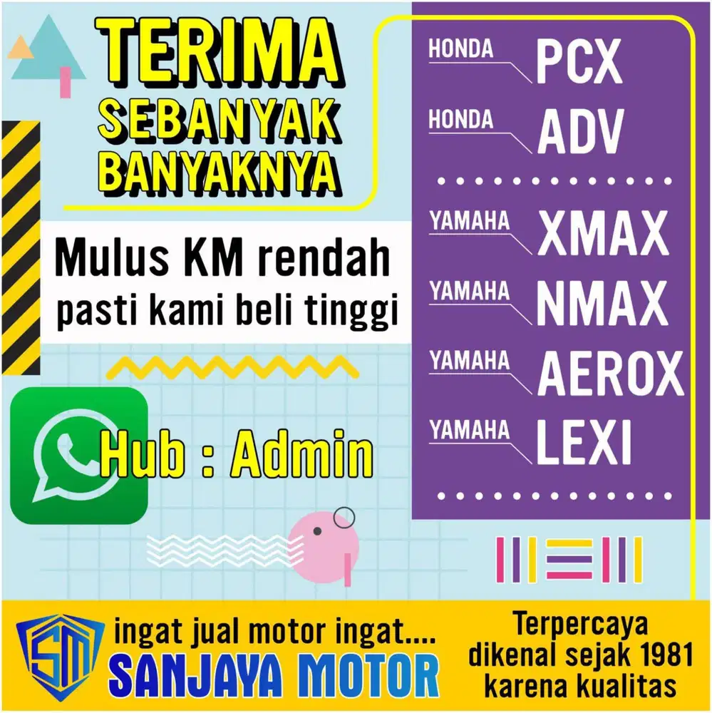 Terima Nmax 2025 mulus tawarkan kepada kami