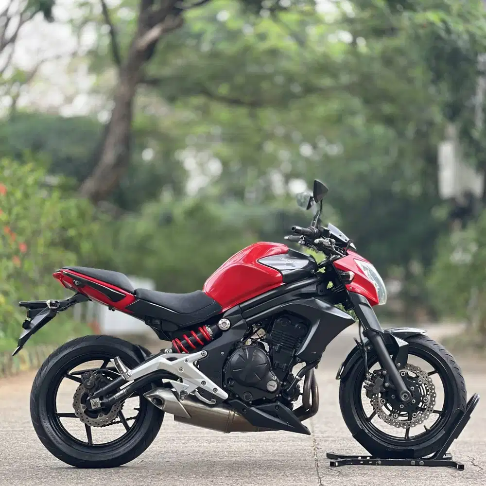 KAWASAKI ER6N 650 2012 MERAH KM 15K PAJAK PANJANG SIAP RIDING