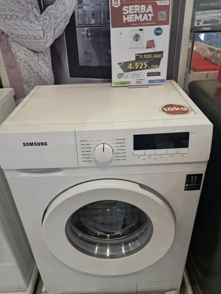 Mesin Cuci 1 tabung front loading Samsung WW70T3020WW